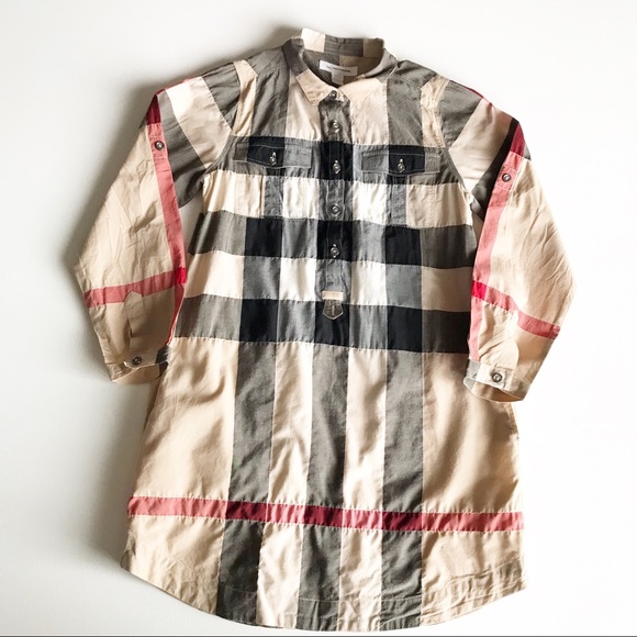 Burberry Other - Burberry Darielle Check Print Dress Pockets Size 8